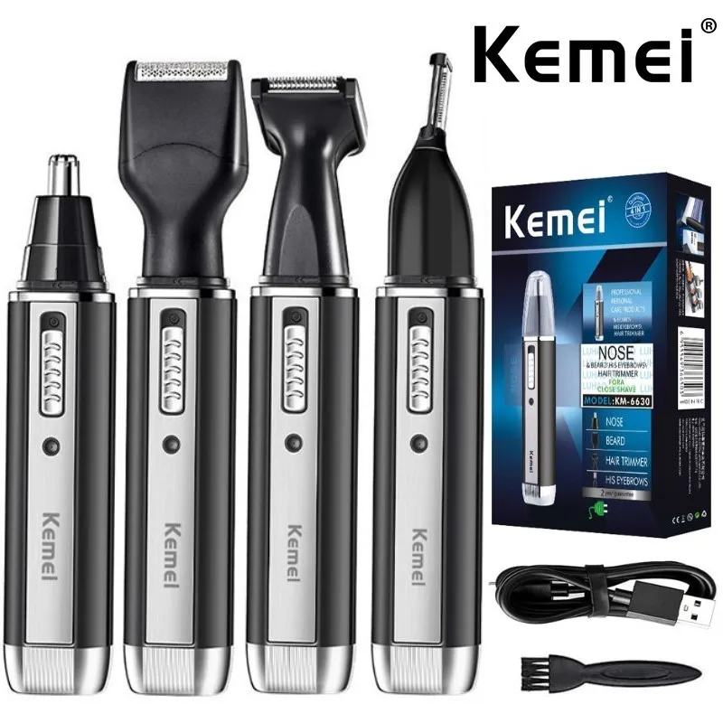 Men'S Grooming Ear Hair - Kemei 4'ü 1 arada düzeltici erkekler