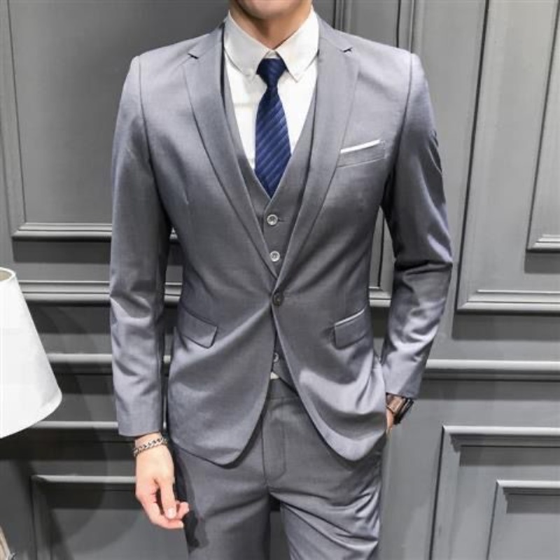 Men'S Grooming And Style - Erkek Takım Elbise 3 Parça Set