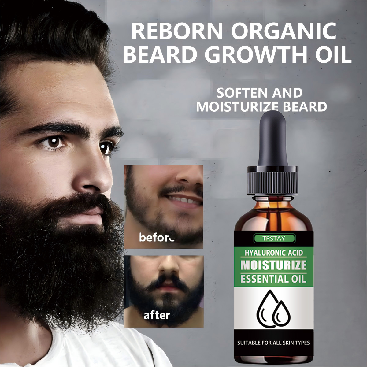 Men'S Grooming And Skin Care - 100% Doğal Hızlandırıcı Yüz Saç Büyümek
