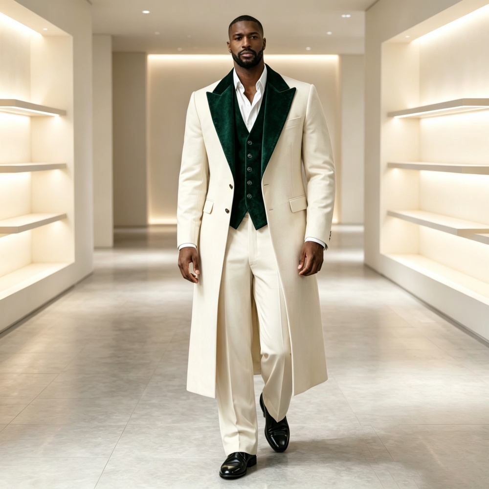 Men'S Grooming And Style - Uzun Stil Üç Parçalı Erkek Takım