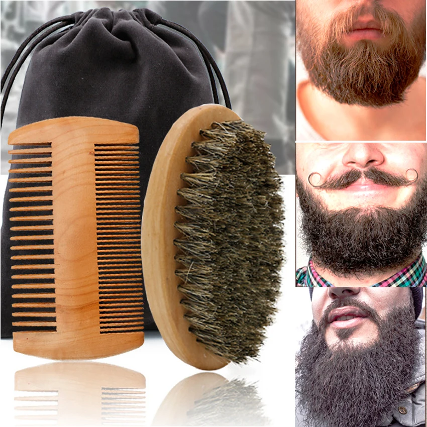 Shaving Brush Set - Yumuşak Domuzu Kıl Ahşap Sakal Fırçası