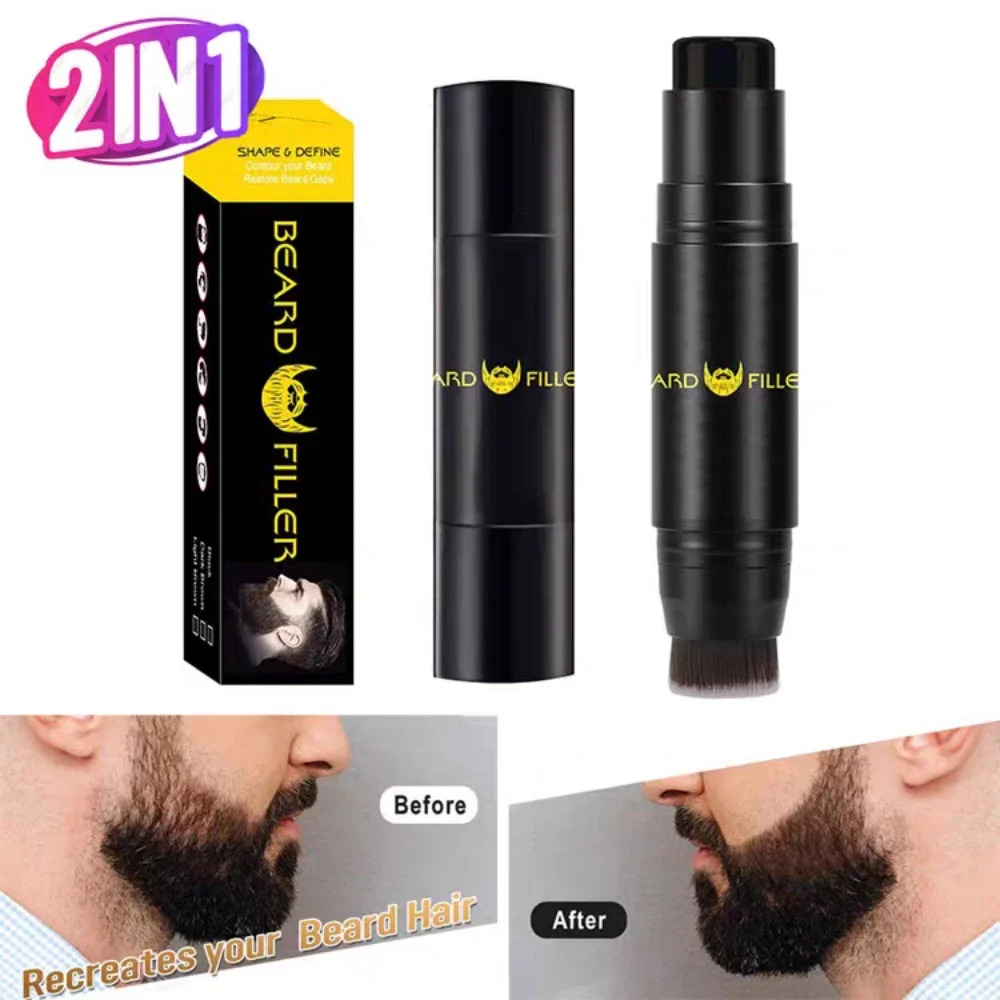 Shaving Brush Set - Saç Dolgu Sakal Kalınlaşmak Tozu Bıyık