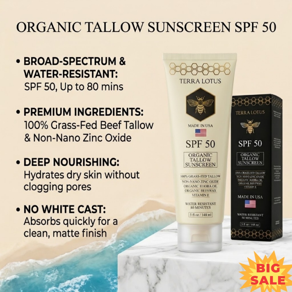 Face Moisturizer Spf - Organik Yağlı Güneş Kremi SPF 50