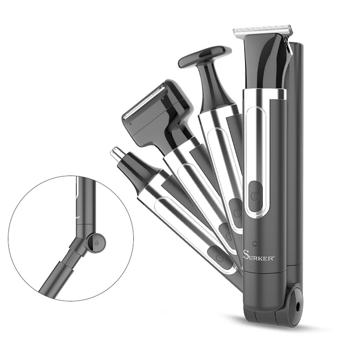 Men'S Grooming Ear Hair - Surker 4'ü 1 arada Tıraş Makinesi