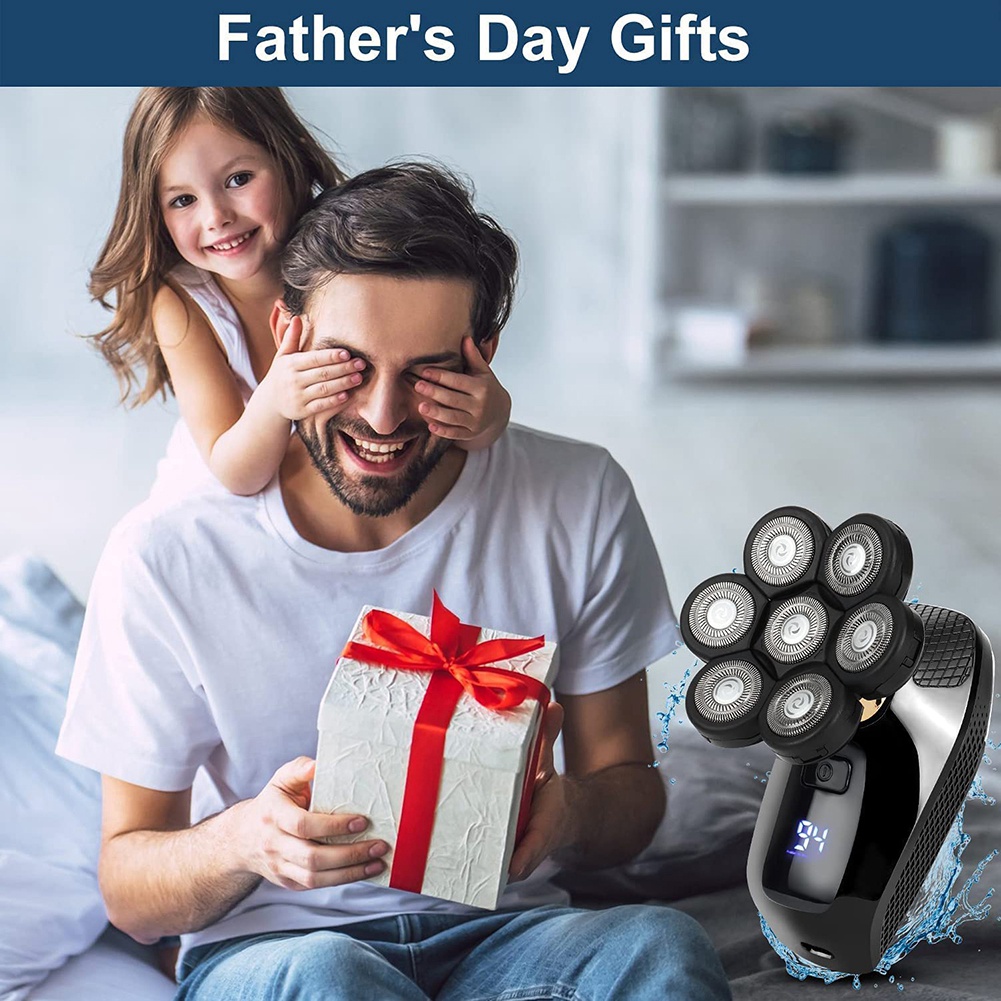 Men'S Grooming Razor Kit - A60T Zahmetsiz 7D Elektrikli Tıraş Makinesi