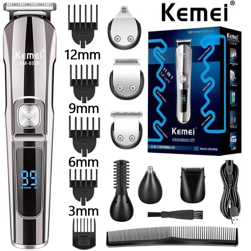 Men'S Grooming Razor Kit - Kemei Profesyonel Çok Fonksiyonlu Sakal Saç