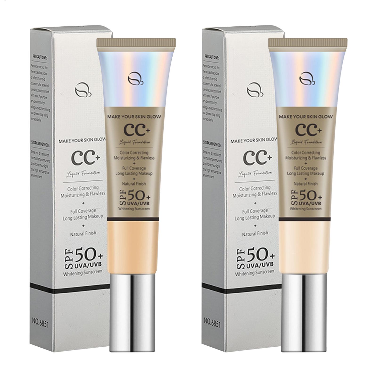 Face Moisturizer Spf - CC Krem Fondöten SPF50 Güneş Koruyucu