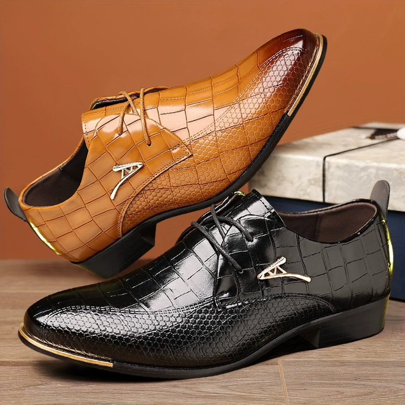 Moda PU Deri Ayakkabı Erkek İş - Men'S Grooming And Style incelemesi ve fiyatı