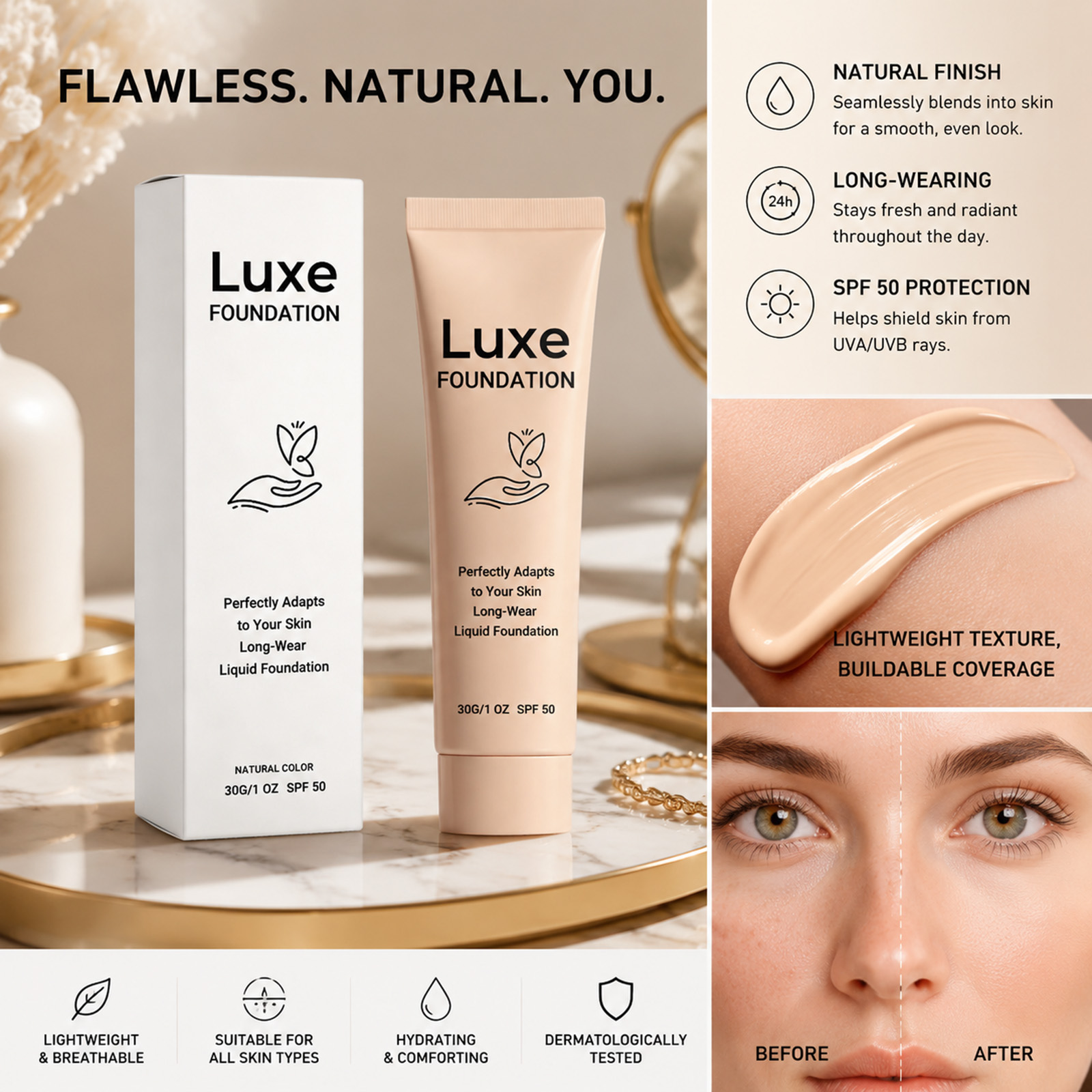 SPF 50+ Renk Değiştiren Fondöt - Face Moisturizer Spf incelemesi ve fiyatı