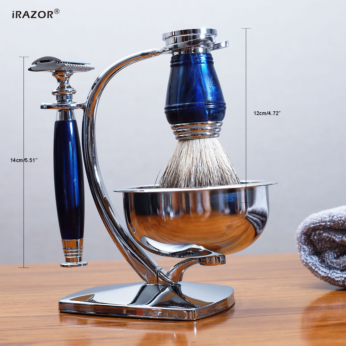 iRAZOR Royal Blue Lüks Erkek T - Men'S Grooming Razor Kit incelemesi ve fiyatı