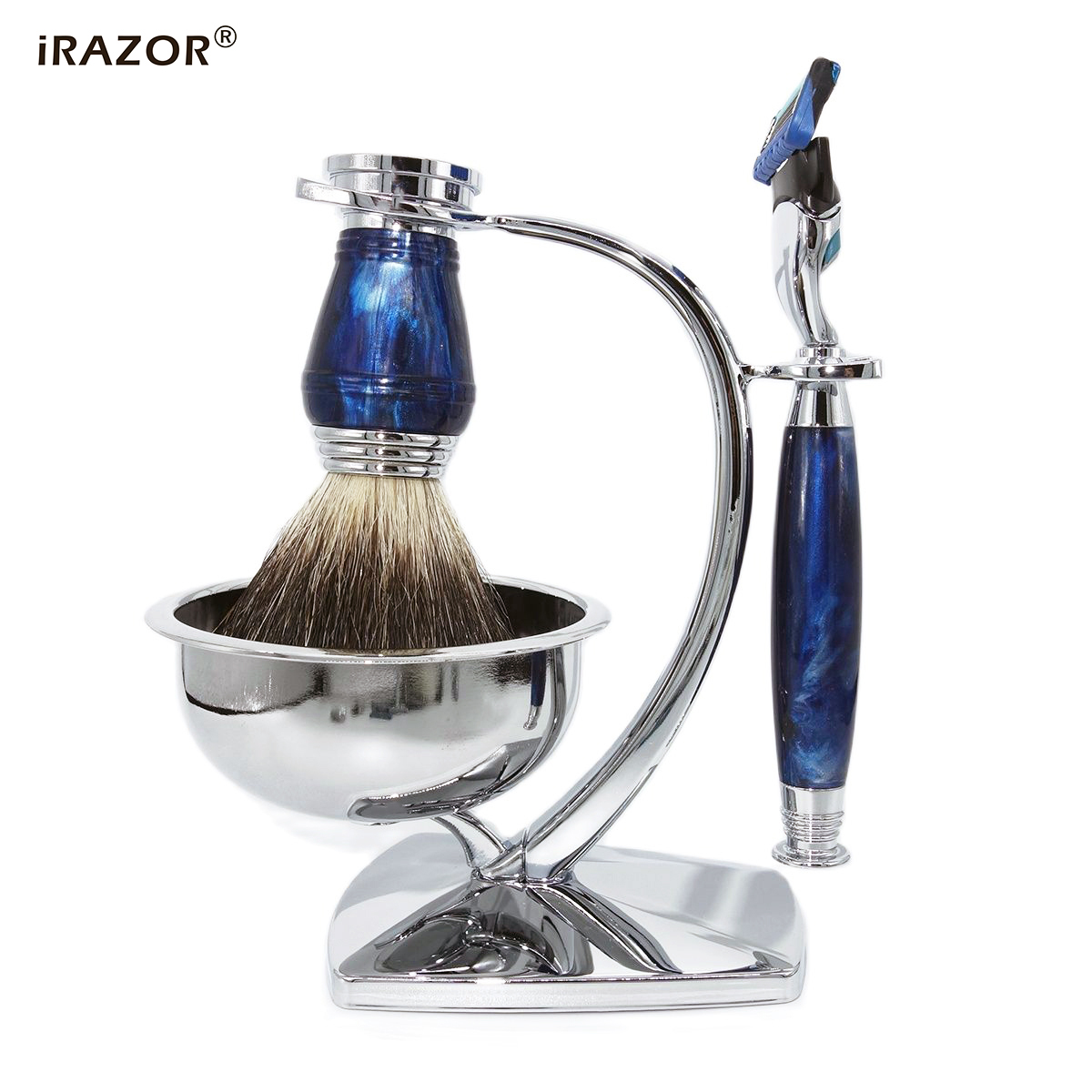 iRAZOR Royal Blue Lüks Erkek T - Men'S Grooming Razor Kit incelemesi ve fiyatı