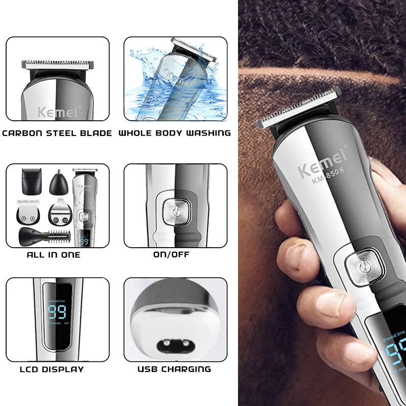 Kemei Profesyonel Çok Fonksiyo - Men'S Grooming Razor Kit incelemesi ve fiyatı